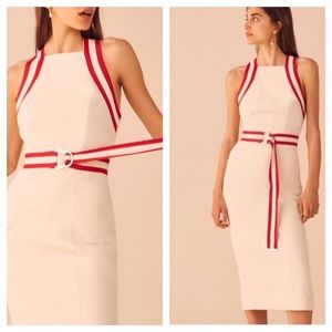 💕NWT C/MEO PURSUE Midi Dress VANILLA 💕 SMALL